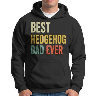 Vintage Best Hedgehog Dad Ever Hedgehog Hoodie - Monsterry DE