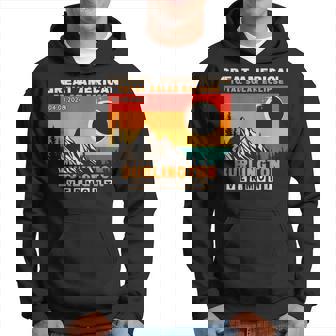 Vintage Burlington Vermont Total Solar Eclipse 2024 Hoodie - Seseable