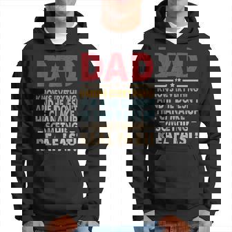 Vintage Dad Know Everything Father's Day Hoodie - Monsterry