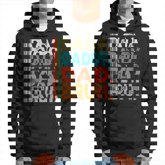 Vintage Dada Daddy Dad Bruh Fathers Day Dad 2024 Hoodie - Seseable