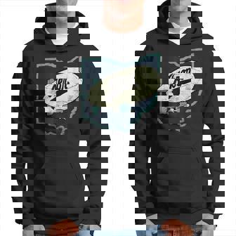 Vintage Distressed Akron Blimp Ohio Map Hoodie - Seseable