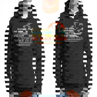 Vintage Dog Dad The Man The Myth Snack Dealer Father Day Hoodie | Mazezy