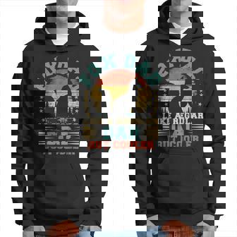 Vintage Fox Dad Like A Regular Dad Fox Father's Day Hoodie - Monsterry