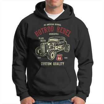 Vintage Hotrod Rock&Roll Classic Car Hoodie - Monsterry
