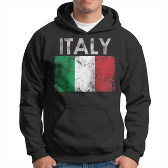Vintage Italy Italia Italian Flag Pride Hoodie - Monsterry CA