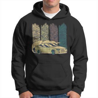 Vintage Japanese Drift Car Streetwear Retro Drifting Racecar Hoodie - Monsterry DE