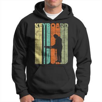 Vintage Keyboard Player Keyboardist Keyboarder Pianist Hoodie - Thegiftio UK