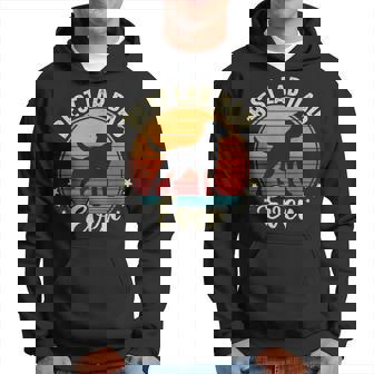 Vintage Labrador Dog Best Lab Dad Ever For Father's Day Hoodie - Thegiftio UK