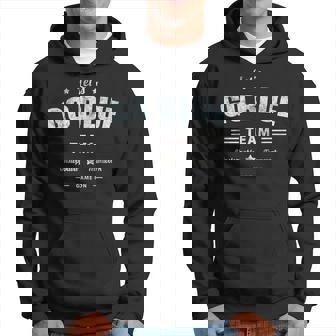 Vintage Let's Go Blue War Game Team Competition Summer Camp Hoodie - Seseable