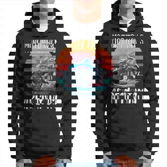 Vintage Monster Truck Are My Jam Retro Sunset Cool Engines Sudadera - Regaloses
