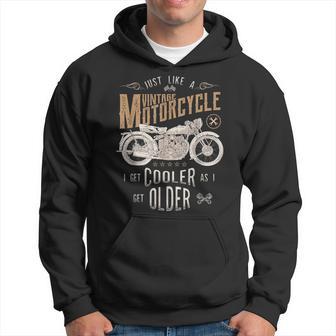 Vintage Motorcycle Cooler As I Get Older Biker Classic Bike Hoodie - Monsterry DE