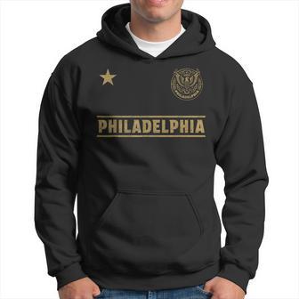 Vintage Philadelphia Pa City er Retro Badge Hoodie - Thegiftio UK