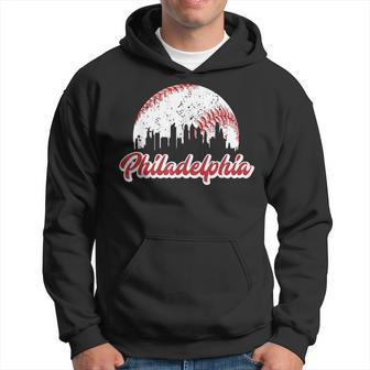 Vintage Philadelphia Skyline Retro Philly Cityscape Hoodie - Monsterry AU
