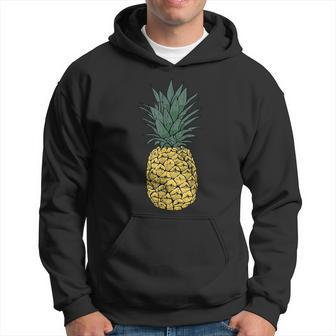Vintage Pineapple T Cute Fruit Food Clothing Pajama Hoodie - Monsterry