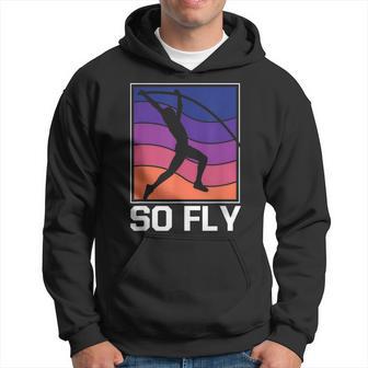 Vintage Pole Vault Retro Track And Field Hoodie - Monsterry