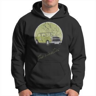 Vintage Retro 90S Mini Yellow Car Distressed Graphic Hoodie - Monsterry UK