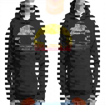 Vintage Retro Puesta De Sol Cerdo Cerdo Amante Sudadera - Regaloses