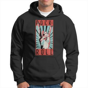 Vintage Rock And Roll 80'S Rock Hoodie - Monsterry