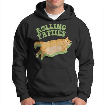 Vintage Rolling Fatties Cat Retro Kitty Kitten Meow Menwomen Hoodie - Monsterry