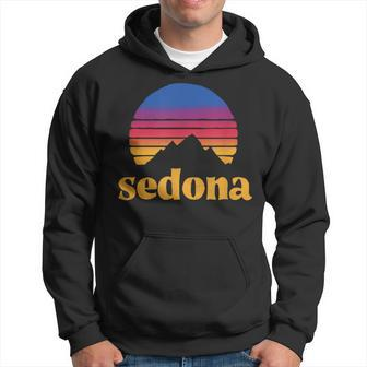 Vintage Sedona Arizona Retro Desert Sunset Hoodie - Monsterry