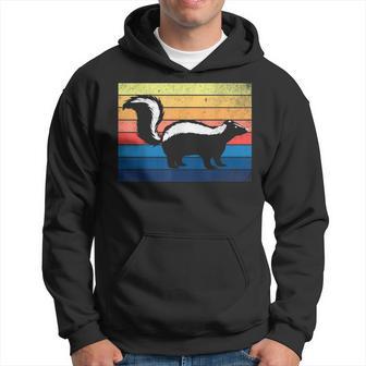 Vintage Skunks Wildlife Animals Lovers Cute Hoodie - Monsterry CA