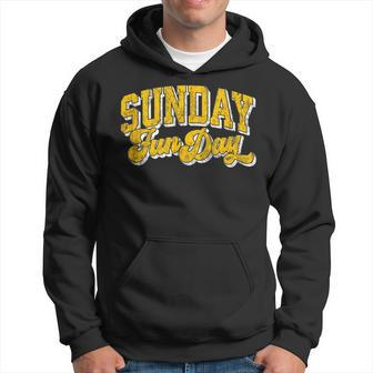 Vintage Sunday Funday Pittsburg Football Retro Fun Day Hoodie - Monsterry