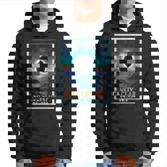 Vintage Total Solar Eclipse 2024 Cave City Arkansas Hoodie - Seseable