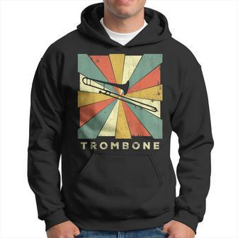 Vintage Trombone Player Music Retro Hoodie - Monsterry CA