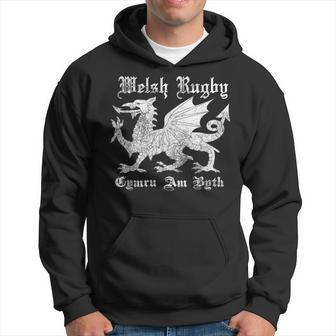 Vintage Welsh Rugby Or Wales Rugby Football Top Hoodie - Monsterry