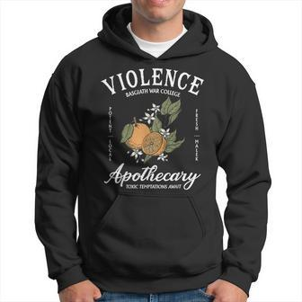Violence Basgiath College Apothecary Toxic Temptations Await Hoodie - Monsterry CA