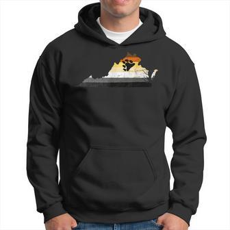 Virginia Gay Bear Pride Flag Hoodie - Monsterry UK