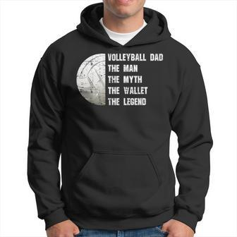 Volleyball Dad The Man The Myth The Wallet Fathers Day Hoodie - Thegiftio UK