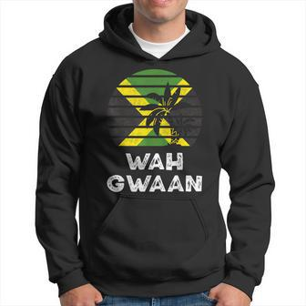 Wah Gwaan Jamaica Saying Jamaican Flag Jamaican Hoodie - Seseable
