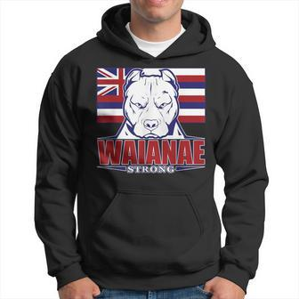Waianae Strong Hawaii Hawaiian Flag Hawaii 96792 Hoodie - Monsterry CA