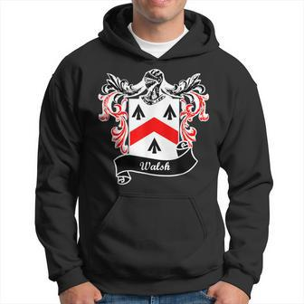 Walsh Coat Of Arms Surname Last Name Family Crest Hoodie - Seseable