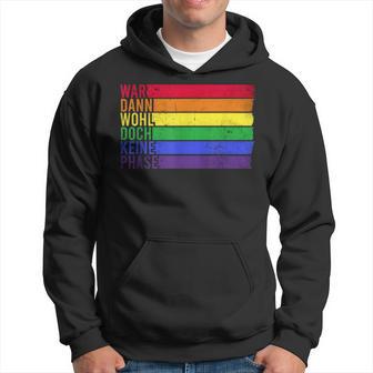 War Wohl Doch Keine Phase Hoodie - Regenbogen LGBTQ Flagge Design, Schwarz - Seseable