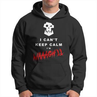 Wargaming Ork Calm Miniature Wargamer Novelty Hoodie - Thegiftio UK