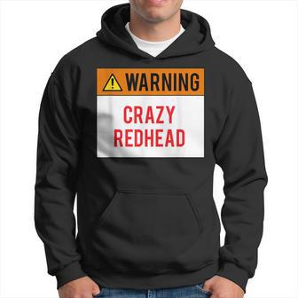 Warning Crazy Redhead Ginger Hoodie - Monsterry AU