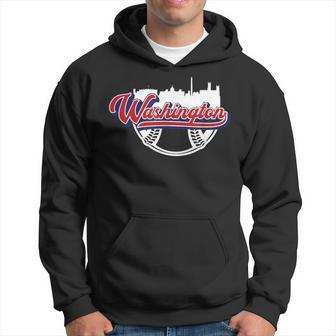 Washington Dc Baseball Downtown City Skyline Fan Hoodie - Monsterry CA