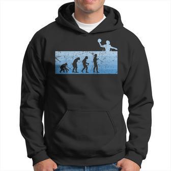 Water Polo Evolution Water Polo Player Water Sports Ball Hoodie - Monsterry