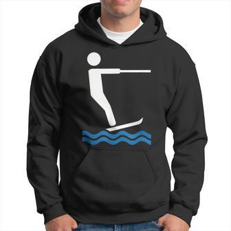 Water Ski Symbol Hoodie - Monsterry AU