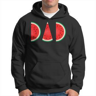 Watermelon Dad Father's Day Graphic Dad Hoodie - Monsterry CA