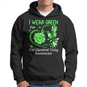 I Wear Green For Cerebral Palsy Awareness Hoodie - Seseable