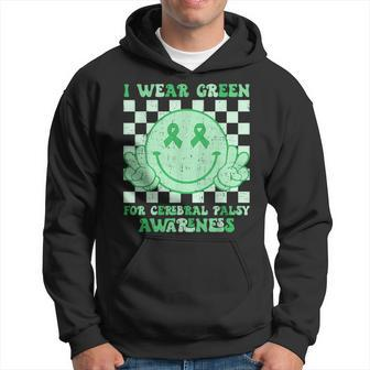 I Wear Green For Cerebral Palsy Awareness Green Ribbon Hoodie | Mazezy