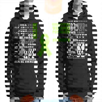 I Wear Green Mental Health Awareness Mental Health Matters Hoodie - Thegiftio UK