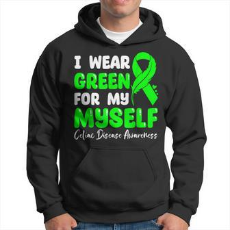 I Wear Green For My Self Celiac Disease Awareness Hoodie - Monsterry UK