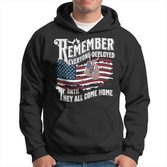We Wear Red Friday Military Support Our Troops Deployment Hoodie | Mazezy