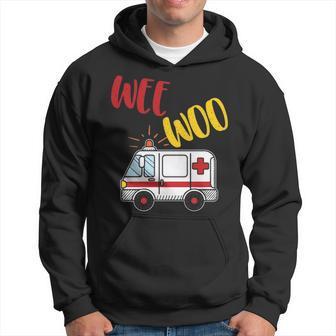 Wee Woo Ambulance Amr Ems Emt Paramedic Gif Hoodie | Mazezy