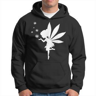 Weed Fairy Marijuana Fantasy Leaf Stoner Pot Smoker Cannabis Hoodie - Monsterry UK