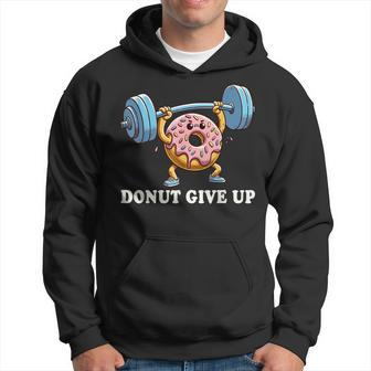 Weightlifting Fitness Workout Gym Donut Lover Hoodie - Seseable